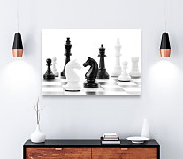 Obraz Čiernobiele šachy zs1135